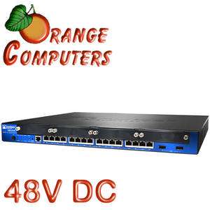 Juniper SRX240H DC 48V DC Network Services Gateway Security Filter LAN 