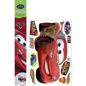 Lets Party By Hallmark Disney Cars Lightning McQueen Removable Wall 