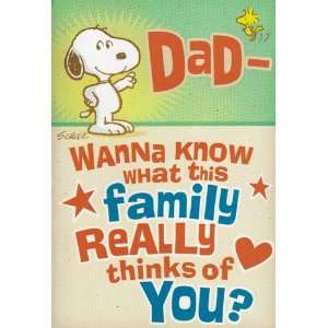  Greeting Cards   Fathers Day Peanuts Dad   Wanna Know 
