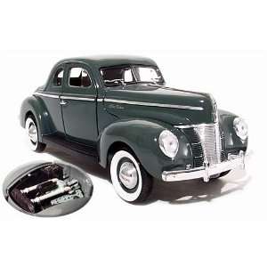  1940 FORD DELUXE COUPE BLUE 118 DIECAST MODEL Everything 
