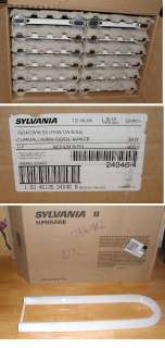 CASE OF *12 Bulbs Sylvania FLUORESCENT U LAMPS FB40/CW/6/SS 