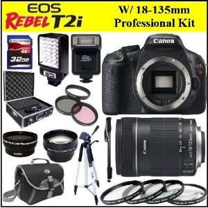 Canon EOS Rebel T2i 18 MP CMOS APS C Digital SLR Camera with Canon EF 
