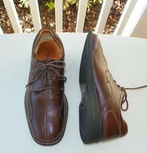 JOHNSTON & MURPHY Brown Sport Oxfords Shoes Mens 8.5 M EUC  