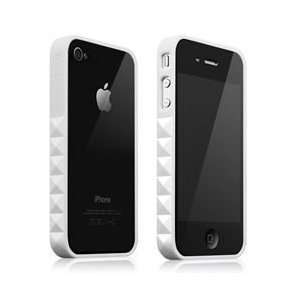   Polymer Jelly Ring / Bumper Case for iPhone 4 (White) Electronics