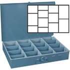     Adjustable Compartments   Gray   3H x 18W x 12D   PL  AJP