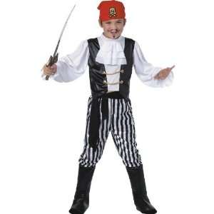  Smiffys Deluxe Boys 5Pc Pirate Fancy Dress Costume 6 8 