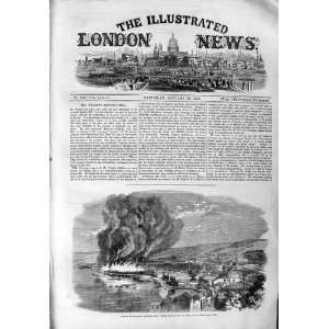    1859 VIEW VALPARAISO CITY FIRE PACIFIC SEAPORT