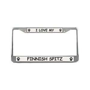  Finnish Spitz License Plate Frame