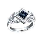   Diamond 14k White Gold Fashion Ring (Size 6.5   Other Sizes Available