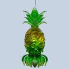 KSA Club Pack of 12 Glass Pineapple Christmas Ornaments 2.5