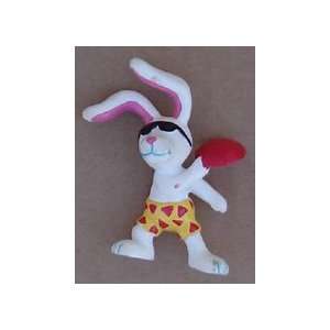  Beach Bunny 1989 PVC Figure In Swim Trunks & Holding 