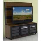 Nexera Harmony 56 TV Stand with Panel in Cinnamon Cherry Laminate (3 