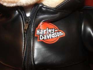 Harley Davidson Pig Hog Plush Stuffed Animal Toy Wearing Jacket Hat 