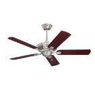 Emerson Ceiling Fans Brushed steel ceiling fan