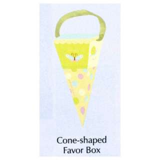 Precious Wonders Cone Shaped Treat Boxes Baby Shower  