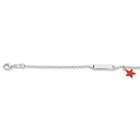  Baby Id Bracelets   Sterling Silver Baby Id Bracelet with Star Charm 