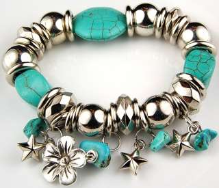 Fashion Bracelet Glass Fimo Shell Metal Plated Beads  