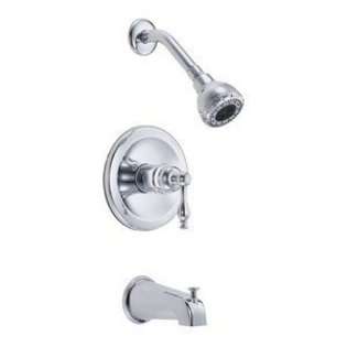 Danze D510155T Sheridan Tub and Shower Trim Kit, Chrome, Valve Not 