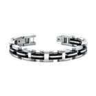 Wide Black Mens Bracelet    Wide Black Gentlemen Bracelet 