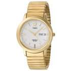 Timex Mens T21942 Classic Dress Expansion Gold Tone Stainless Steel 