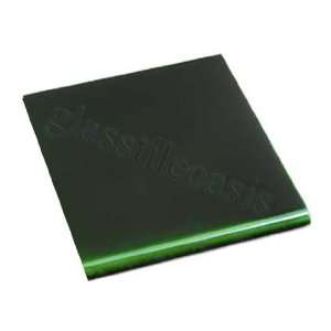 Single Bullnose 6 x 6 Green 6 x 6 Bullnose Tiles Glossy Ceramic 
