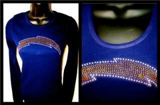 San Diego Chargers Bling Tank Top Tee Hoodie Sm to 3X  