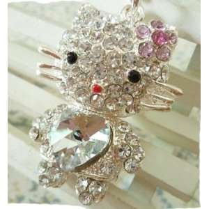   Kitty Crystal Necklace By Jersey Bling ships with FREE gift Jewelry