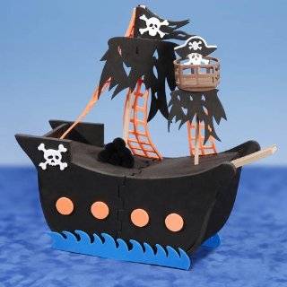 Darice Foamies 3 D Foam Kit   Pirate Ship