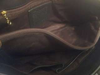 Authentic COACH Handbag Classic Leather Tote Black Shopper Womens 