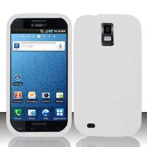 for TMOBILE SAMSUNG GALAXY S2 II Hercules Soft Gel Phone Cover WHITE 