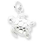 Jewelry Adviser charms Sterling Silver Turtle Charm