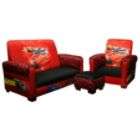 delta childrens disney cars toddler sofa chair and ottoman set