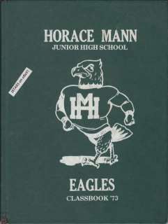 1973 H. MANN JUNIOR HIGH SCHOOL YEARBOOK, CHARLESTON WV  