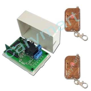 CH DC RF Wireless Remote Control & Receiver / Switch  