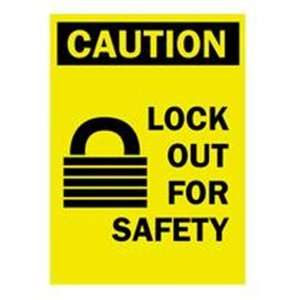  Caution Sign,14 X 10in,bk/yel,eng,surf   BRADY Everything 