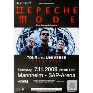  Depeche Mode   Universe 2009   CONCERT   POSTER from 