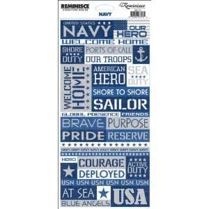  Signature Series Military Stickers 4.5X10.25 She 