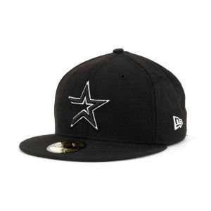  Houston Astros MLB Black and White Fashion Hat