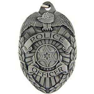  Police Officer Badge Keychain Automotive