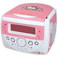 Hello Kitty CD Clock Radio   Spectra Merchandisin   