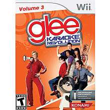  Glee Volume 3 with Microphone for Nintendo Wii   Konami   