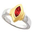 gems is me 14k two tone gold chatham created ruby