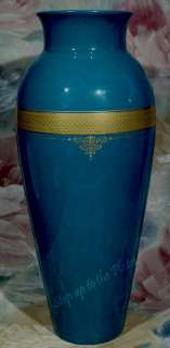 Lenox China Vintage Early Lamp Base / Vase Gold Encrusted 12.5 H 