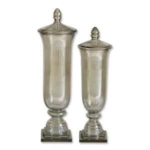  Uttermost 25.5 Inch Gilli Containers Set/2 Transparent 
