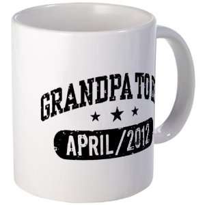  Grandpa To Be April 2012 New baby Mug by  