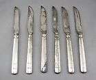   German Argonid Electroplated Silver Dining Knives With Markings  