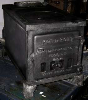 1920s NOT A BOLT Wood Stove by The Troy Foundry & Machine Company Inc 