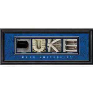  Duke Blue Devils Letter Art