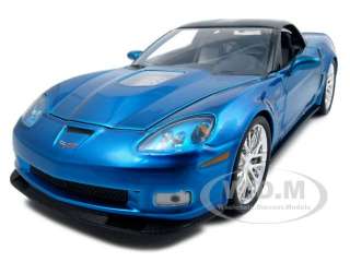 2009 CHEVROLET CORVETTE ZR1 BLUE 118 DIECAST MODEL CAR  