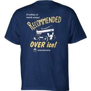   Time Hockey Zamboni Recommended Over Ice T Shirt